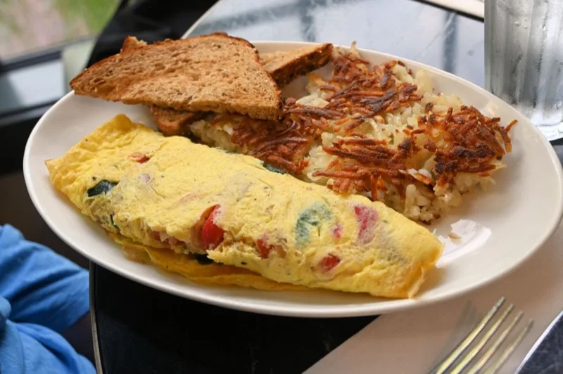 Brunch omelet — or, The Whale Nantucket